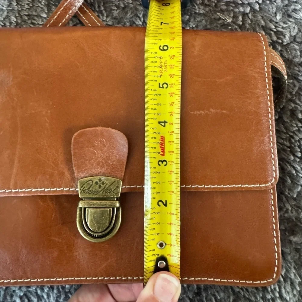 PATRICIA NASH Lanza Leather Crossbody Bag